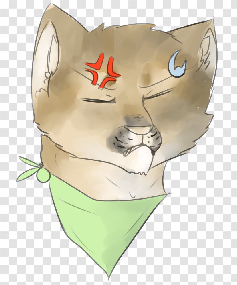 Whiskers Cat Cartoon Nose - Character Transparent PNG