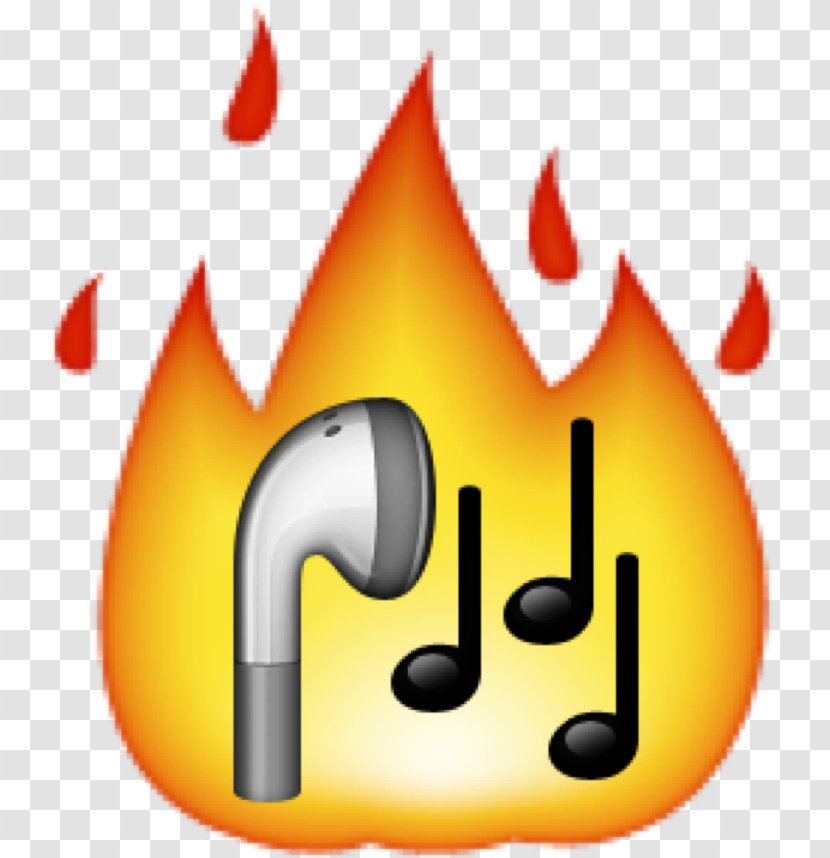 Emoji IPhone Snapchat Fire Text Messaging - Smiley - Song Transparent PNG