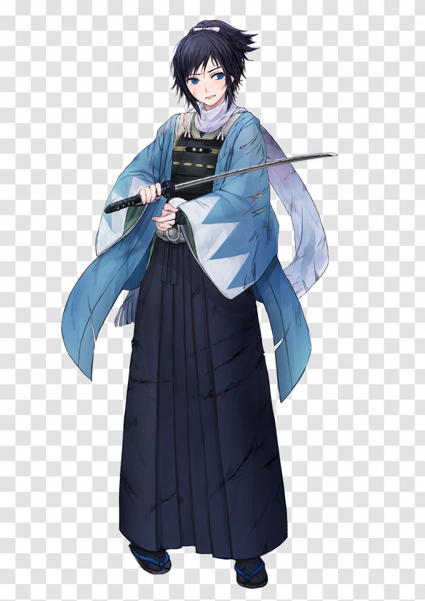 Touken Ranbu Cosplay Costume Sword Clothing - Watercolor Transparent PNG