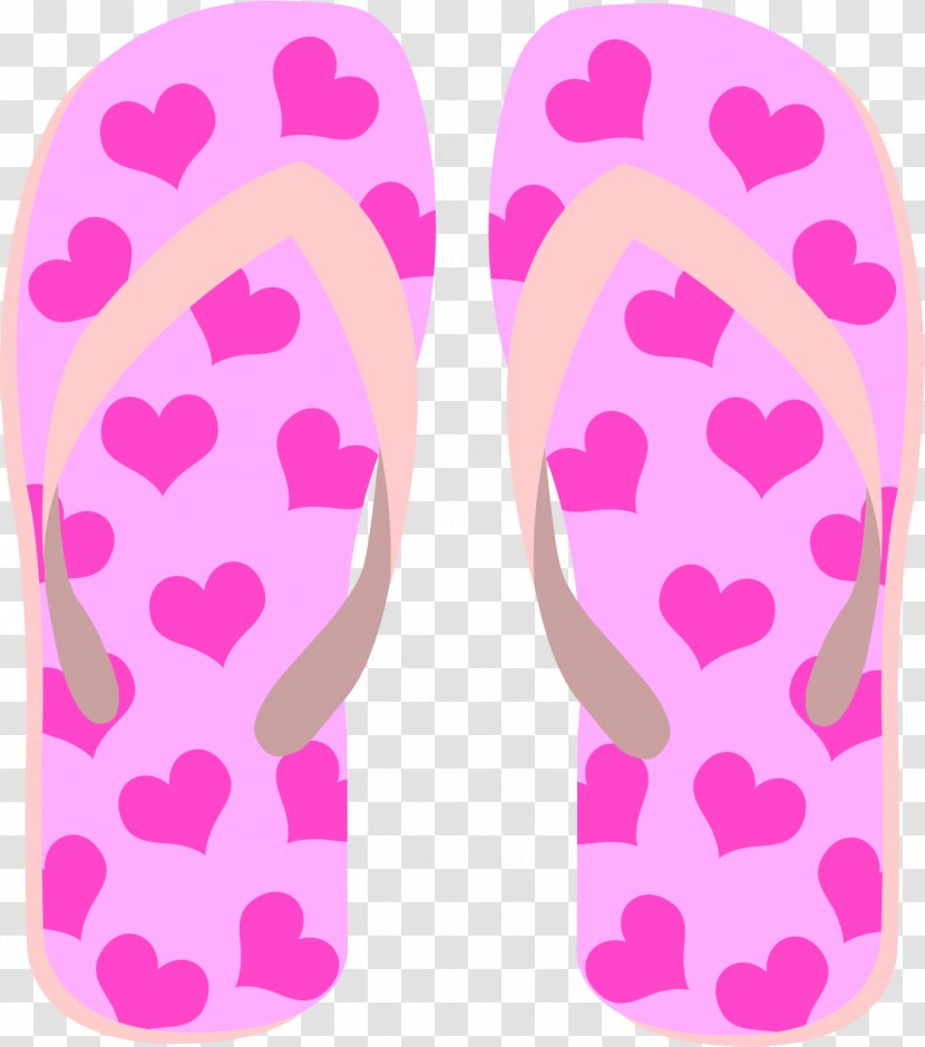 Slipper Flip-flops Clip Art - Flip Flops - Summer Shoes Cliparts Transparent PNG