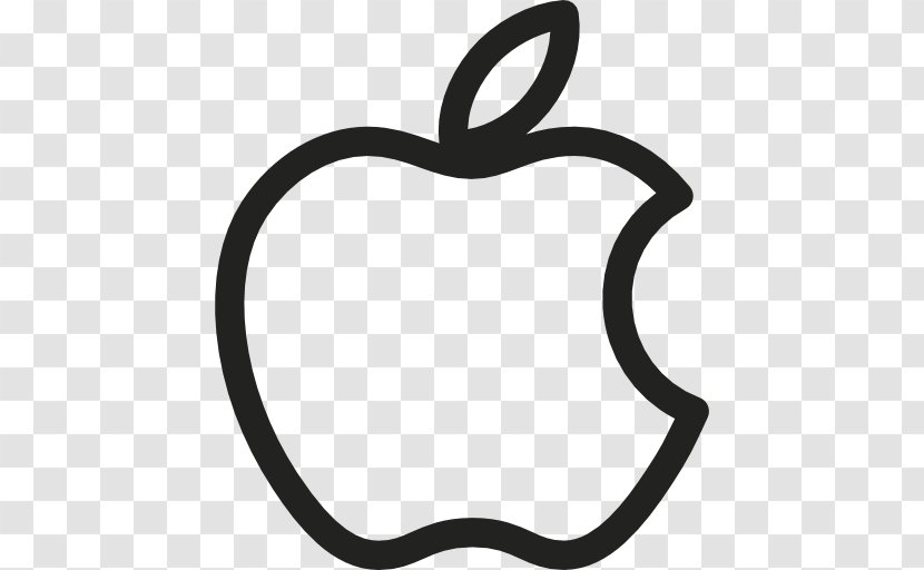 Logo Apple Clip Art - Black And White Transparent PNG