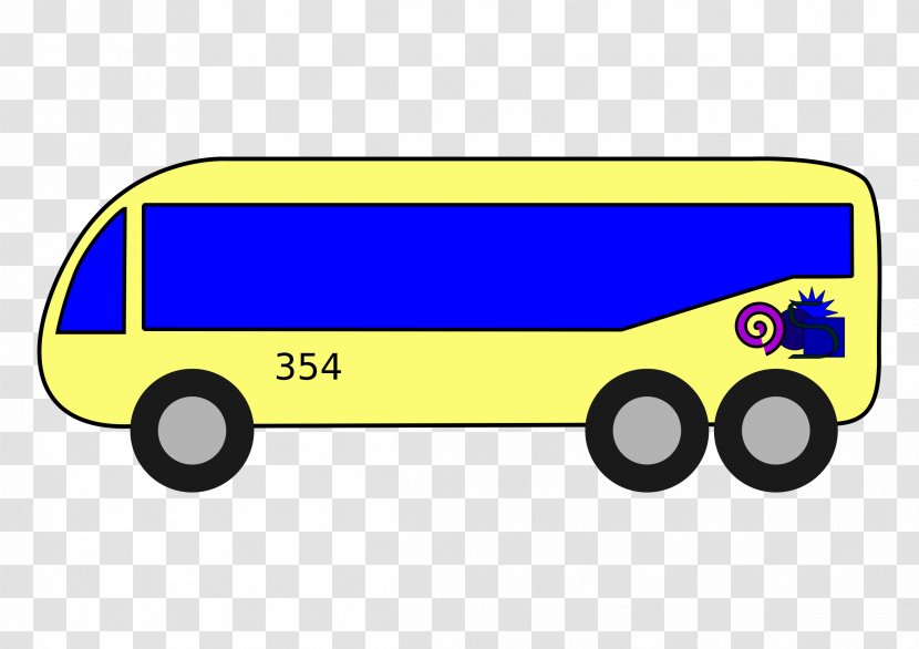 Clip Art Bus Motor Vehicle Image Openclipart - Drawing Transparent PNG