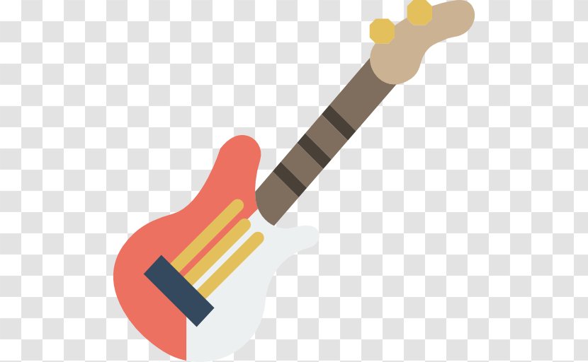 Electric Guitar Bass Musical Instruments Acoustic - Silhouette Transparent PNG