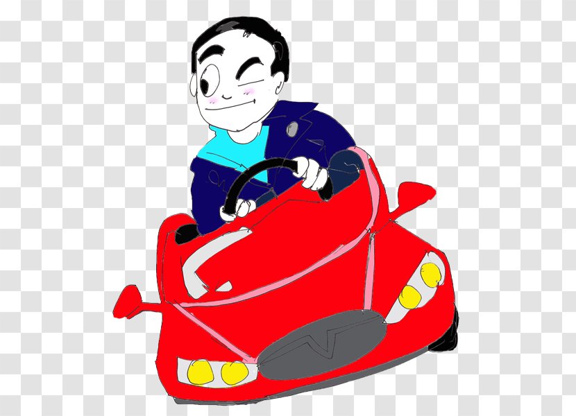 Cotton Car Boy Character - Dr Dandelion Transparent PNG