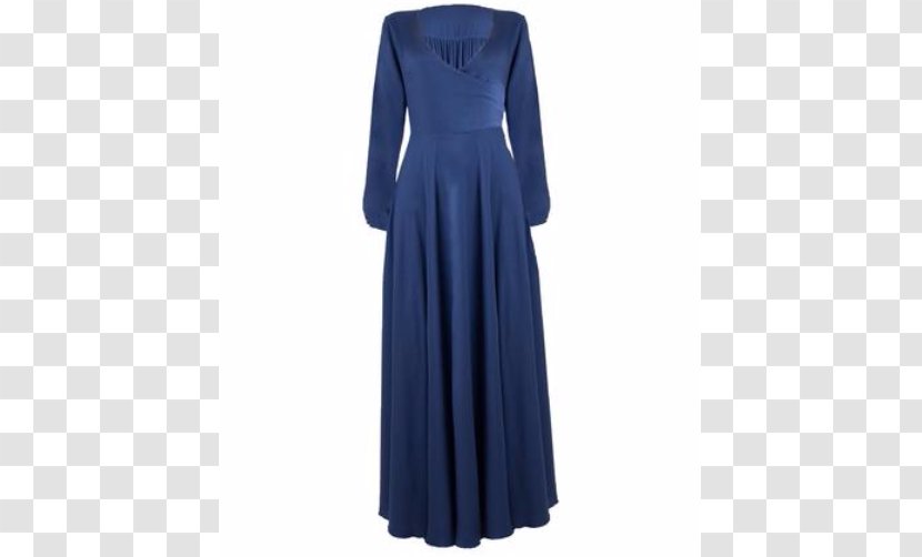 Dress Clothing Blue Sleeve Satin - Bridal Party Transparent PNG