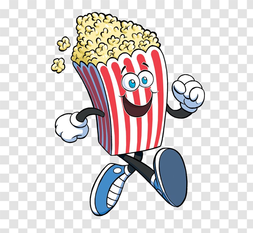 Popcorn Kettle Corn Drawing Cartoon - Silhouette Transparent PNG