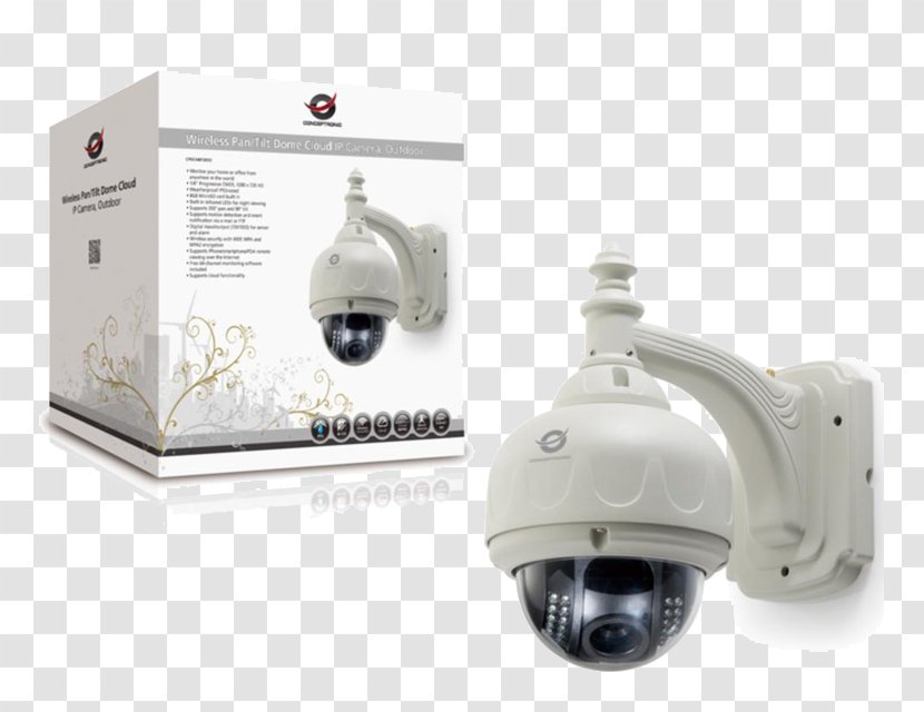 IP Camera Video Cameras Conceptronic WiFi 720P Cloud - Pantiltzoom Transparent PNG