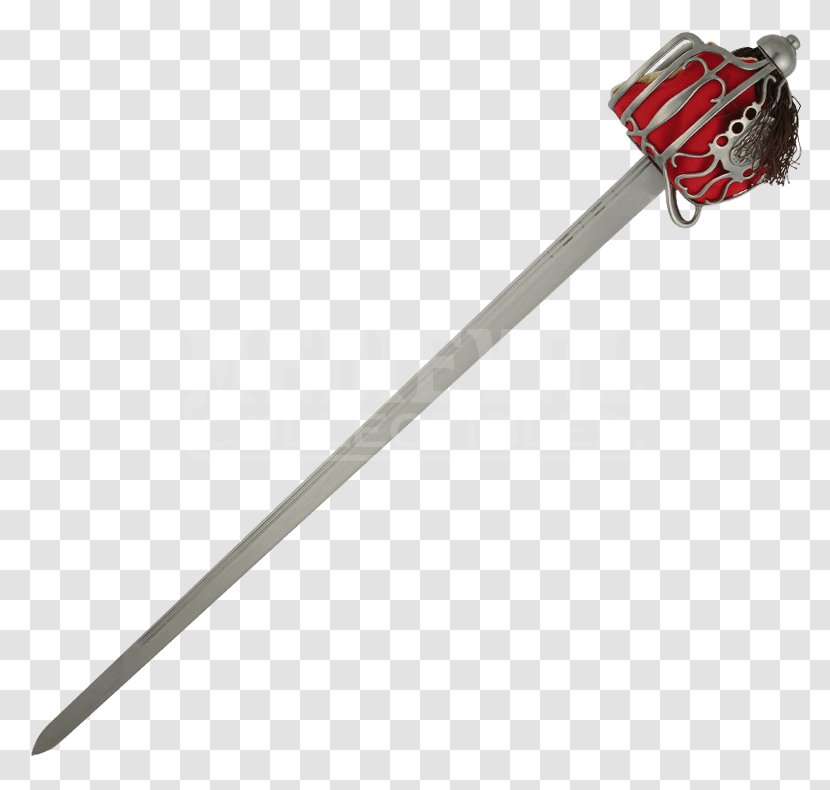 Claymore Basket-hilted Sword Backsword - Hilt Transparent PNG