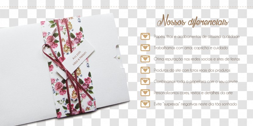 Paper Convite Marriage Party Wedding - Save The Date - Noivado Transparent PNG