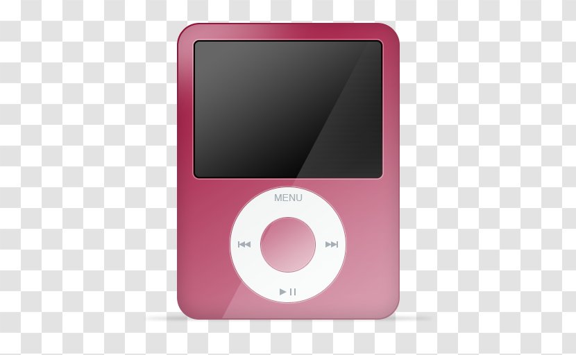 IPod Multimedia Pink M - Portable Media Player - Design Transparent PNG