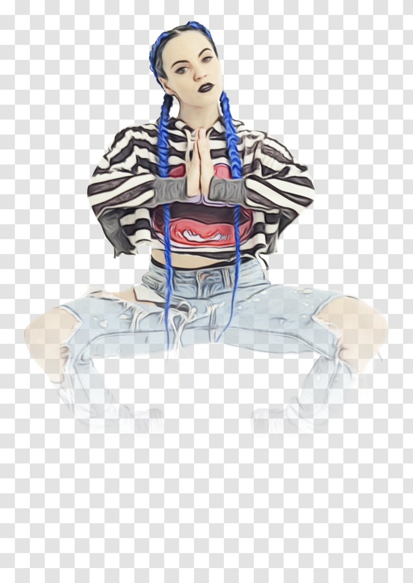 Music Cartoon - Jojo Siwa - Sitting Becky G Transparent PNG