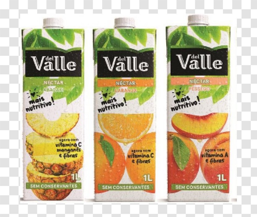 Orange Drink Nectar Juice Del Valle Fizzy Drinks Transparent PNG