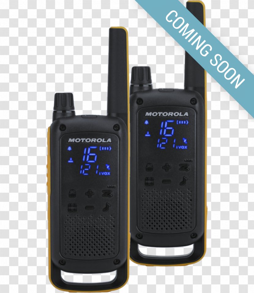 Microphone Walkie-talkie PMR446 Motorola Radio - Electronic Device Transparent PNG