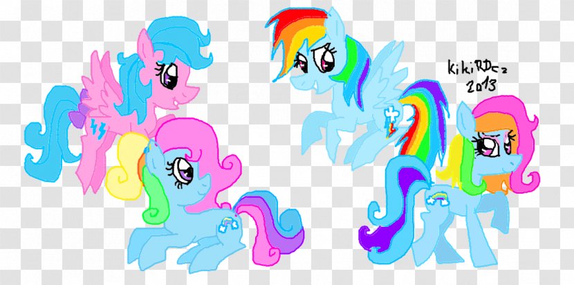 Rainbow Dash My Little Pony Rarity Horse - Cartoon - G3 Transparent PNG
