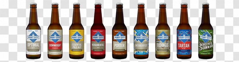 Beer Bottle Port City Brewing Company Liqueur India Pale Ale - Alcohol Transparent PNG