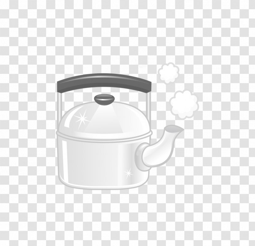 Coffee Cup Kettle Lid - Teapot - White Vector Transparent PNG