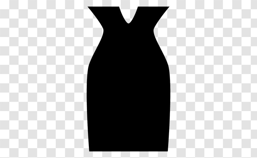 Little Black Dress T-shirt Clothing Fashion - And White Transparent PNG