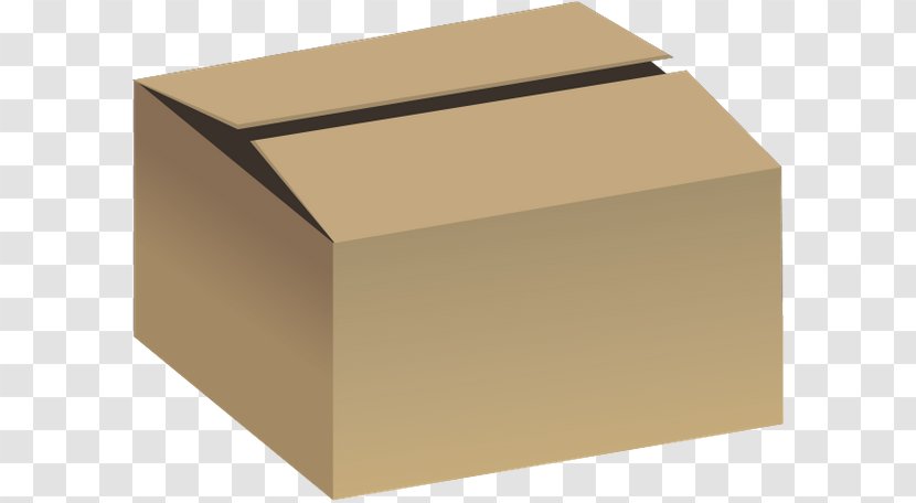 Cardboard Box Kraft Paper Carton - Rectangle Transparent PNG