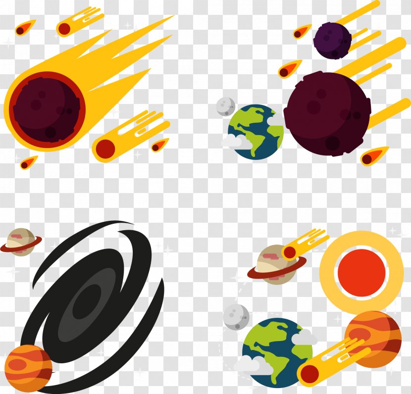 Clip Art - Planet - Vector Hand Painted Galaxy Transparent PNG