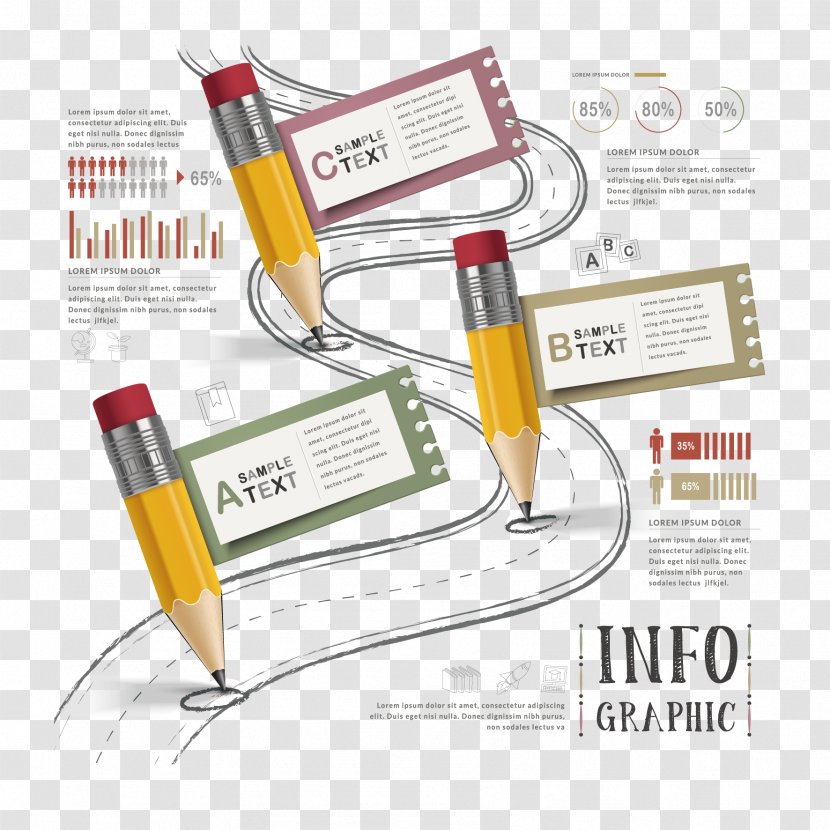 Infographic Icon - Vector Pen And Curve Transparent PNG