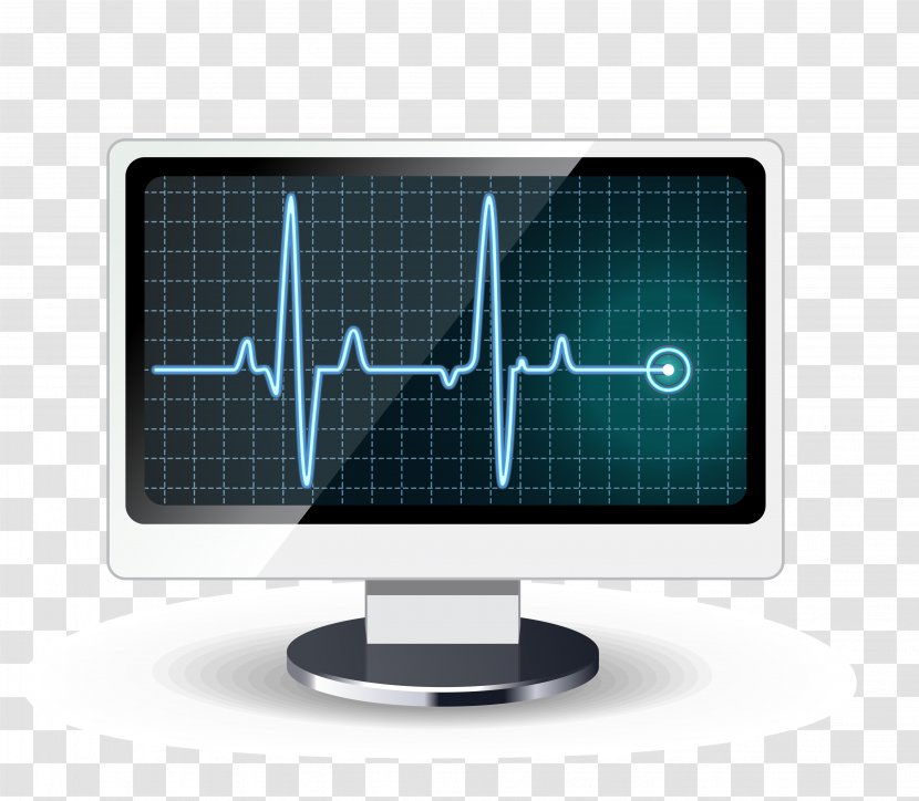 Electrocardiography Medical Device Physician Diagnosis Hospital - Heart - Vector Computer Material Transparent PNG