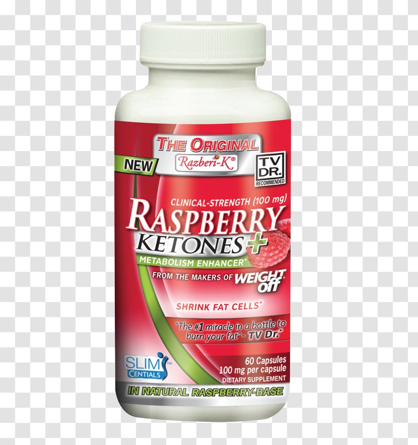 Dietary Supplement Raspberry Ketone Red Transparent PNG