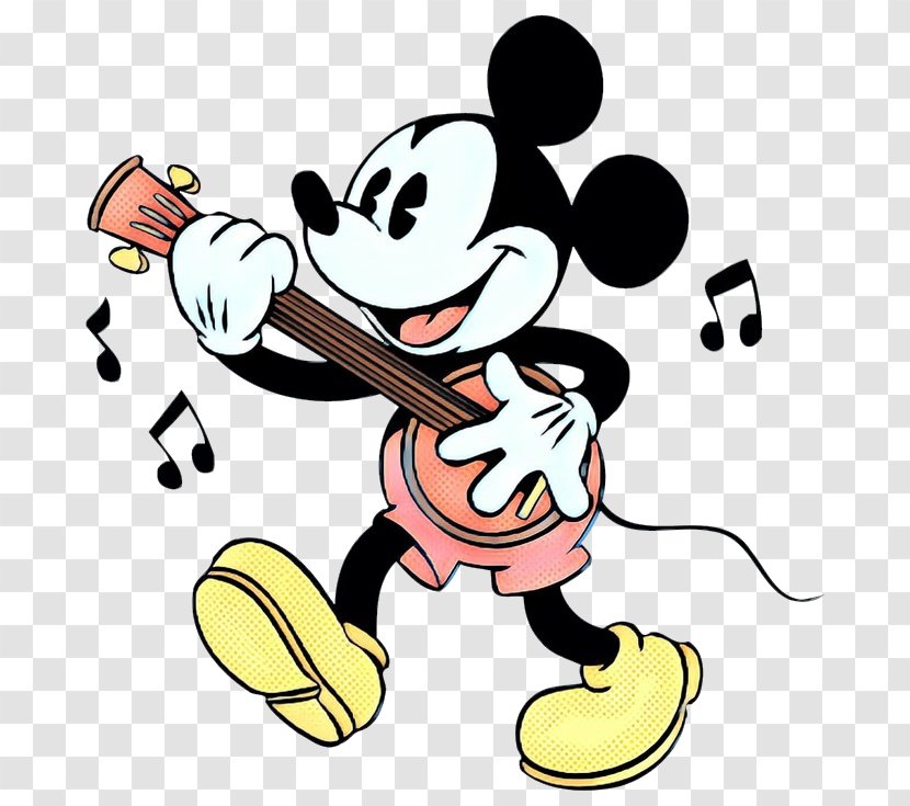 Mickey Mouse Minnie Musical Instruments Clip Art - Musician - Sticker Transparent PNG