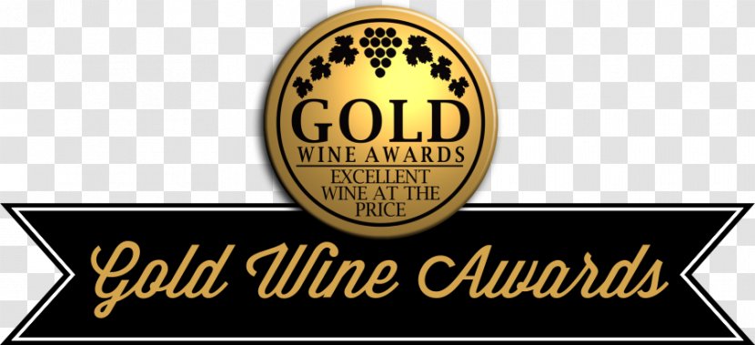 Wine Label Logo Chardonnay Brand - Sticker - Gold Transparent PNG