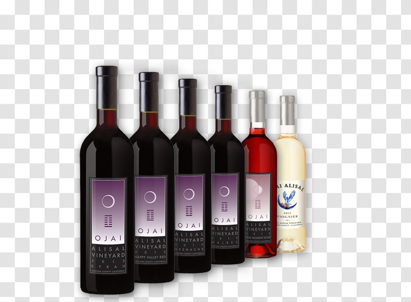 The Ojai Vineyard Tasting Room Red Wine Shiraz Liqueur - Distilled Beverage Transparent PNG