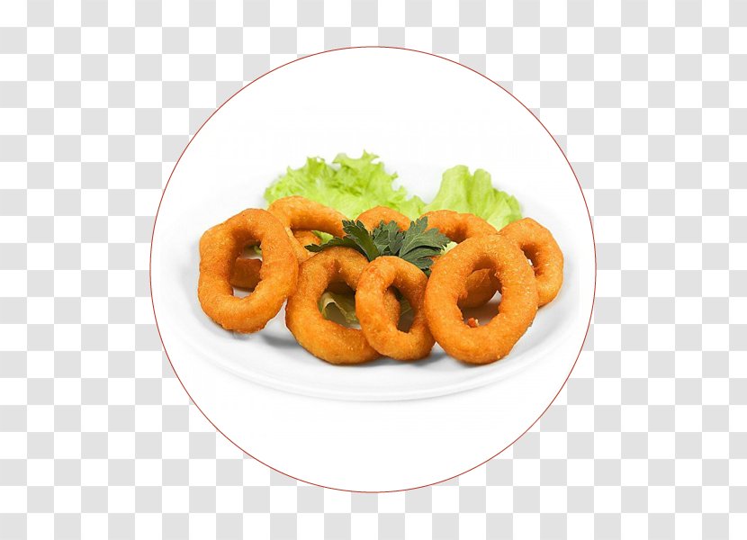 Squid As Food Sushi Onion Ring Barbecue Sauce French Fries - Roast Transparent PNG