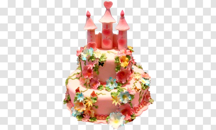 Buttercream Birthday Cake Sugar Torte Decorating Transparent PNG