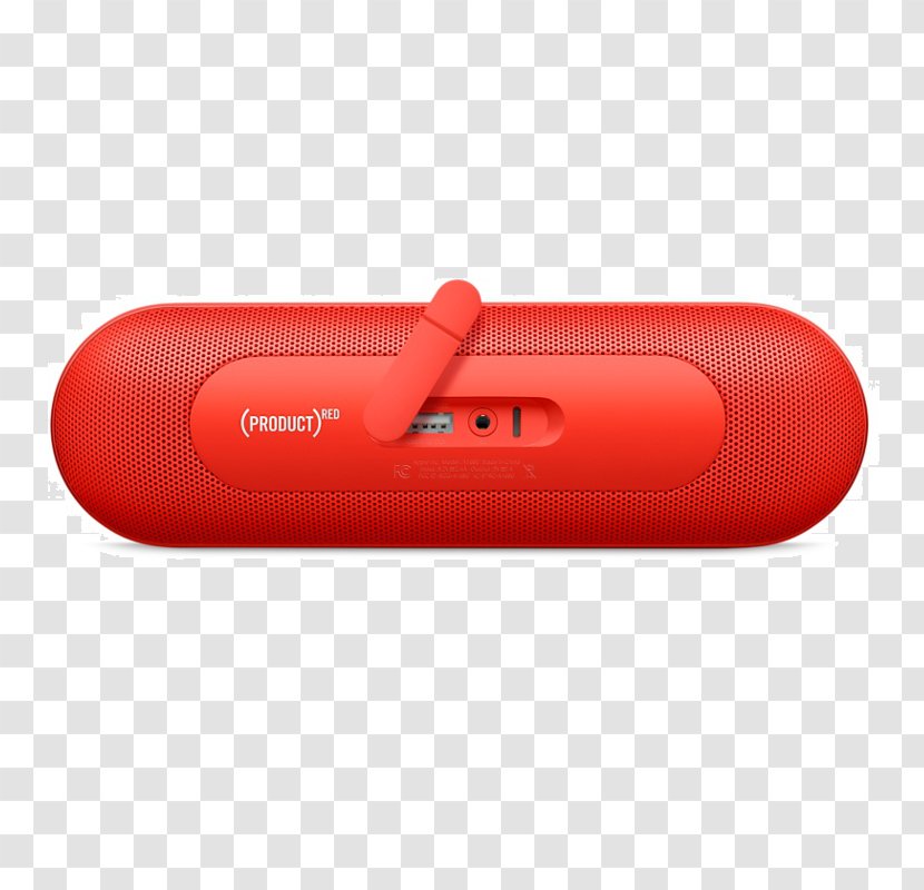 Beats Pill+ Sound Loudspeaker Enclosure Electronics - Product Red - Pill Transparent PNG