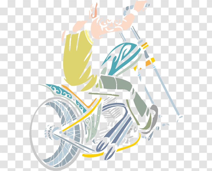 GKART Motorcycle Clip Art - Yellow Transparent PNG