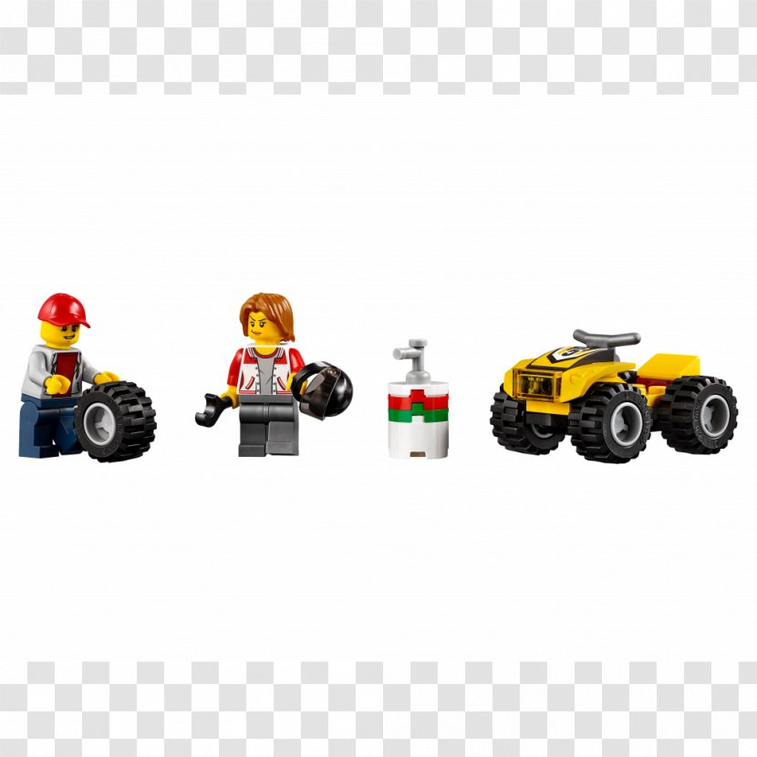 LEGO 60148 City ATV Race Team Car Сапоги резиновые с бантиками, расцветка: черная кошачьими следами Toy - Block Transparent PNG