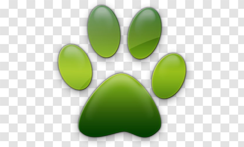 Cat Paw Green Transparent PNG