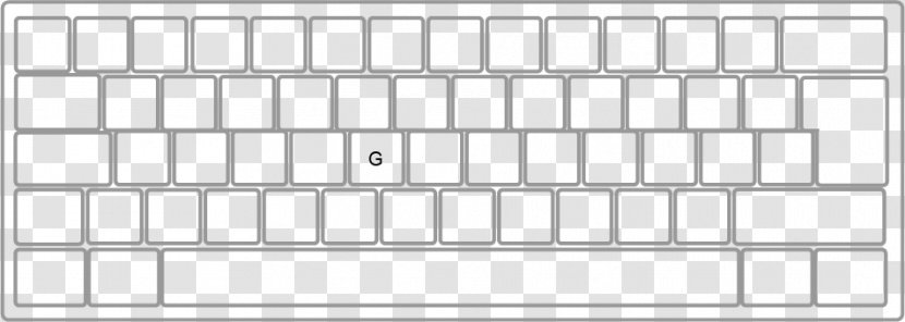 Computer Keyboard Macintosh QWERTY Clip Art - Qwerty - Vector Transparent PNG