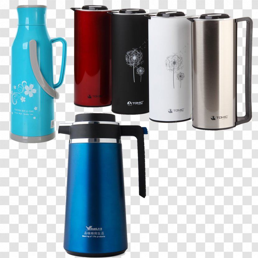 Tea Kettle Bottle - Vacuum Flask - Boiling Water Transparent PNG