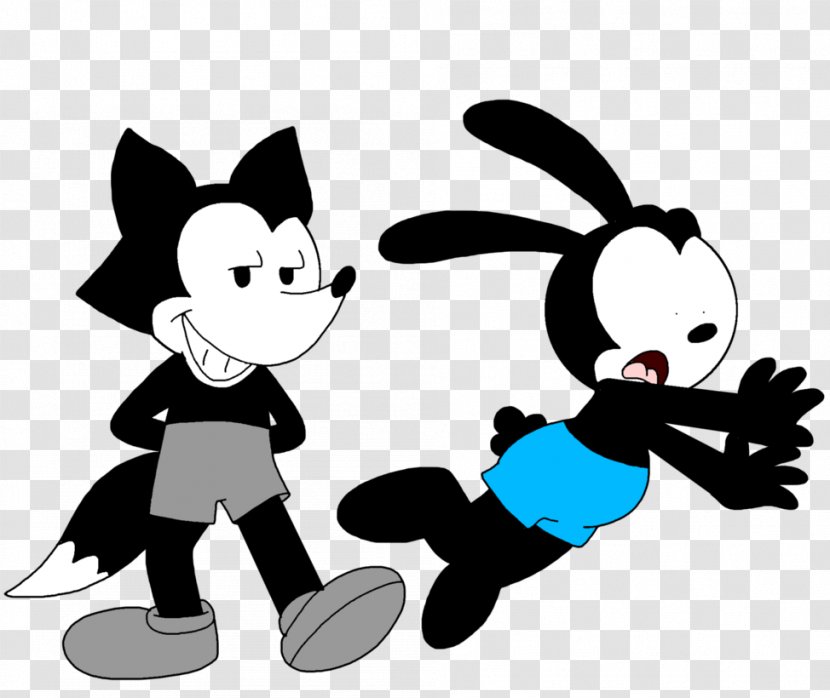 Oswald The Lucky Rabbit Mickey Mouse Bugs Bunny Koko Clown - Cartoon Transparent PNG