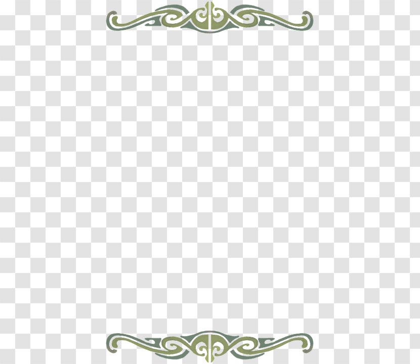 Meisterbrief Clip Art - Green - Page Border Transparent PNG