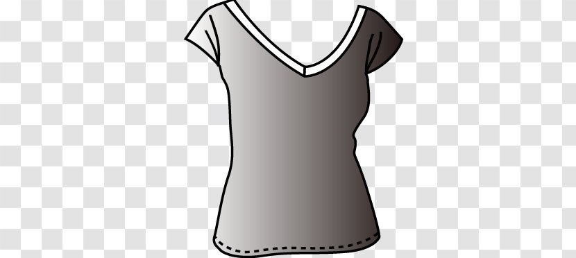 T-shirt Clothing Sleeveless Shirt - Shoulder - Women's Apparel Transparent PNG