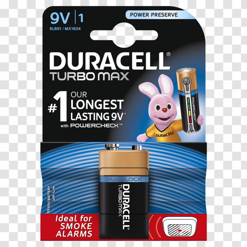 Nine-volt Battery Duracell Alkaline AAA Electric - Aaaa - Ninevolt Transparent PNG