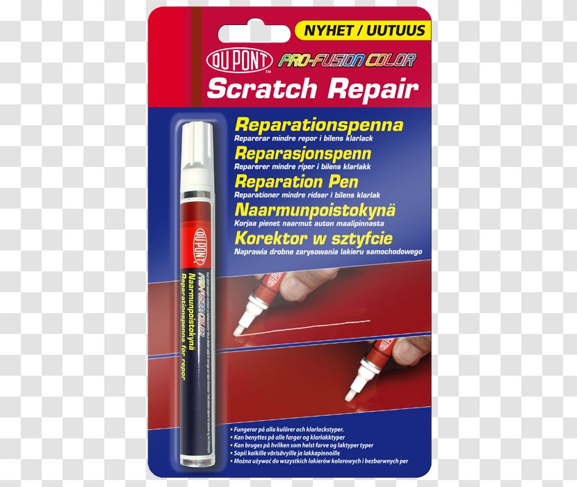 DuPont Marker Pen Plastic Colored Pencil - Lacquer - Scratch Remova Transparent PNG