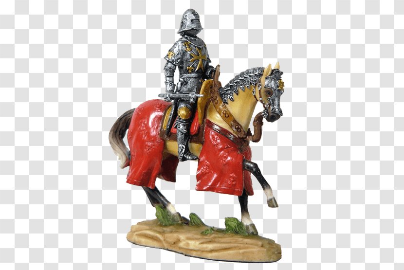 Knight Middle Ages Figurine Horse Statue - Like Mammal Transparent PNG