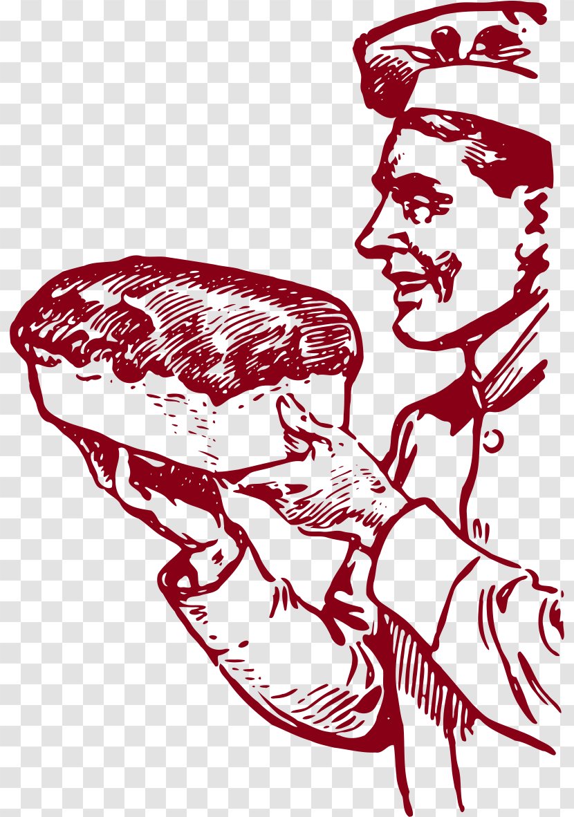 Rye Bread Loaf Baker Clip Art - Cartoon Transparent PNG