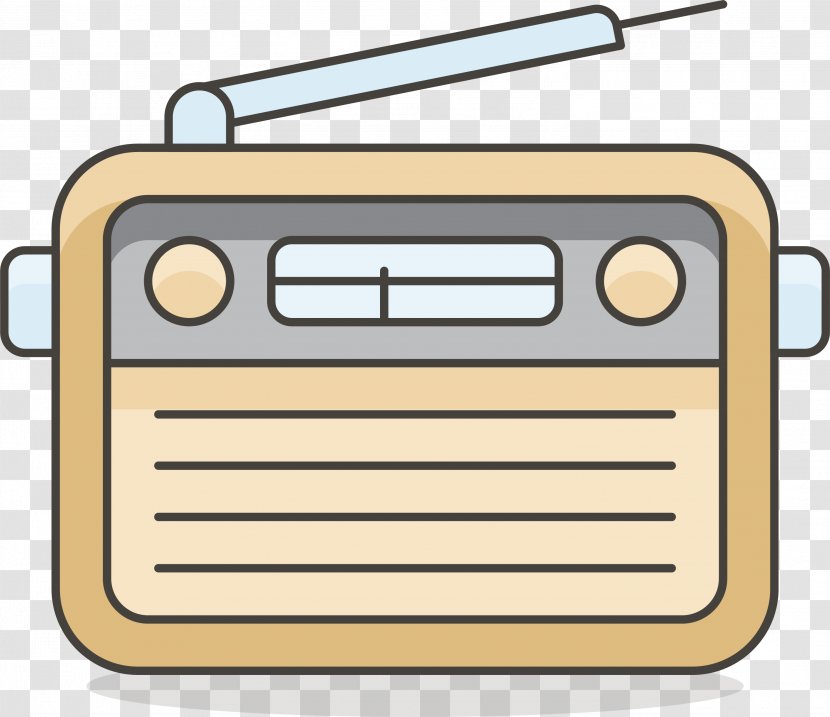 Cartoon Download - Rectangle - Radio Transparent PNG