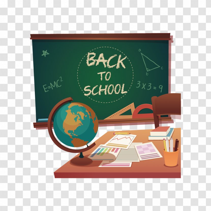 School Supplies Blackboard Adobe Illustrator - Education - Creative Transparent PNG