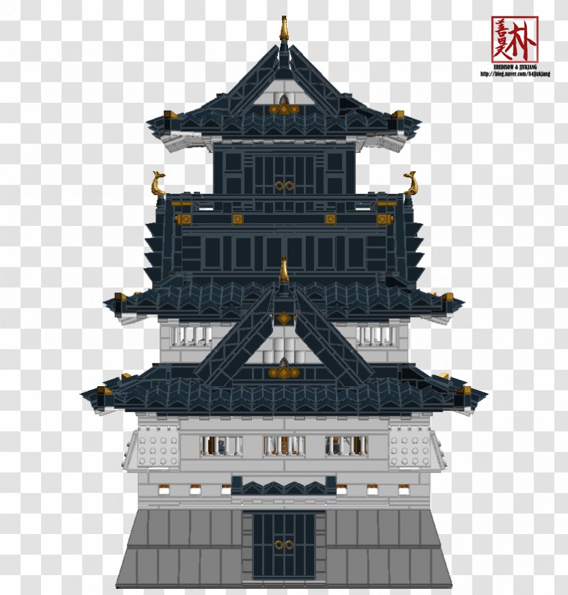 Osaka Castle Tenshukaku Building Keep - Tenshu Transparent PNG