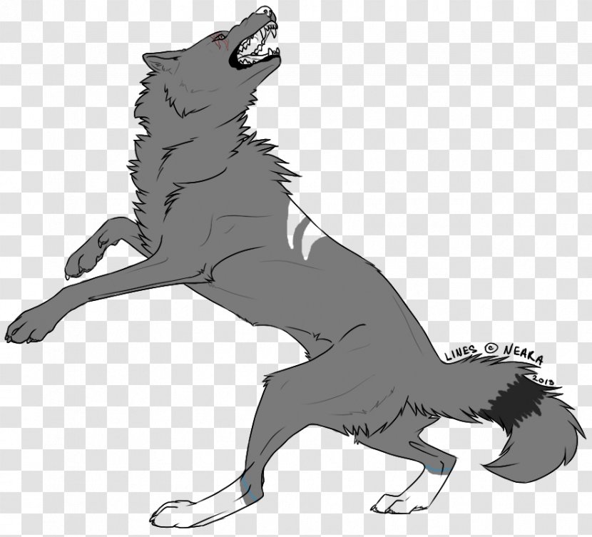 Canidae Cat Dog Pet Line Art - Mythical Creature Transparent PNG