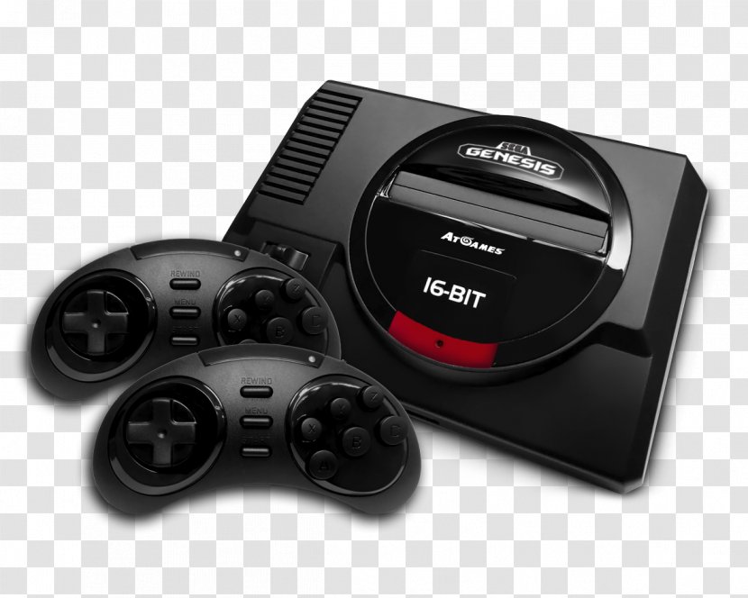 AtGames SEGA Genesis Flashback (2017) Super Nintendo Entertainment System Mega Drive - Gadget - Game Consoles Transparent PNG