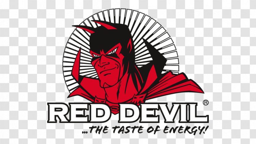 Red Devil Energy Drink Logo - Text Transparent PNG